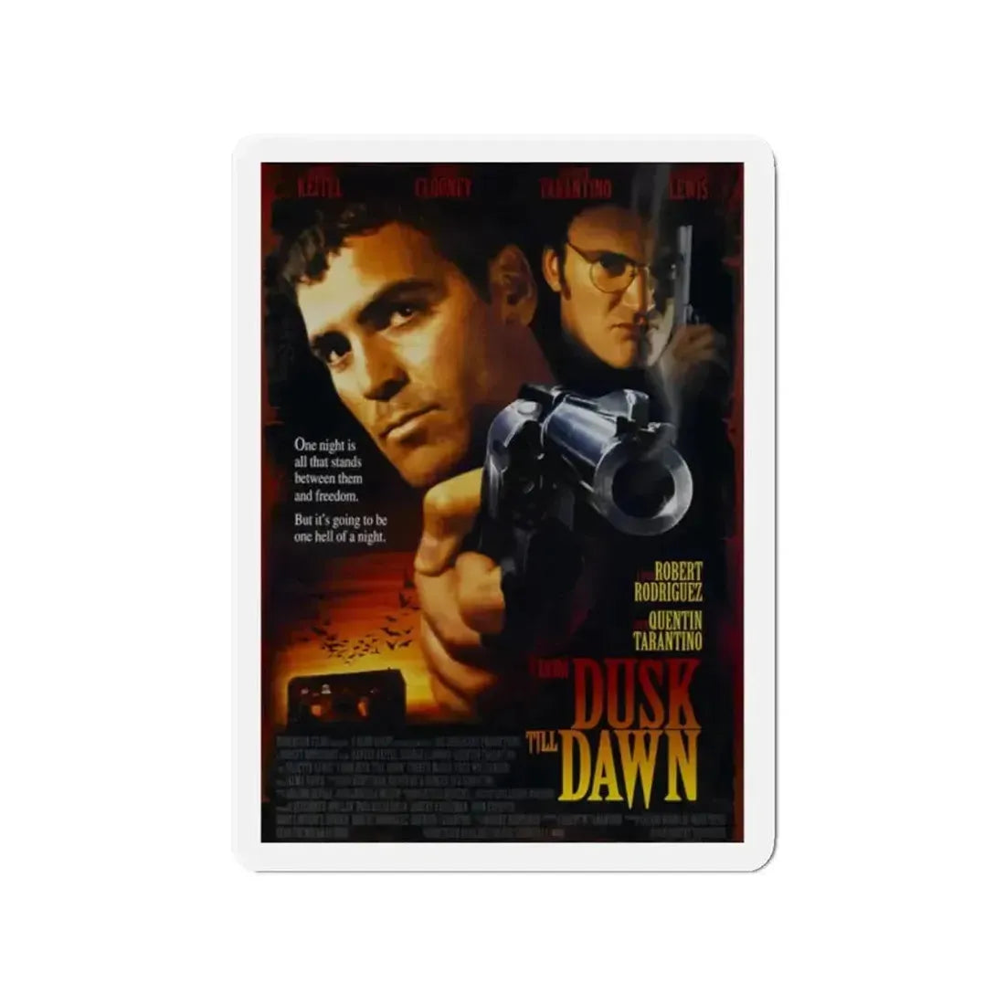 FROM DUSK TILL DAWN 1996 Movie Poster - Refrigerator Magnet - The Sticker Space