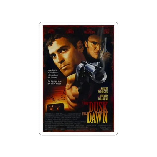 FROM DUSK TILL DAWN 1996 Movie Poster STICKER Vinyl Die-Cut Decal 2 Inch - The Sticker Space