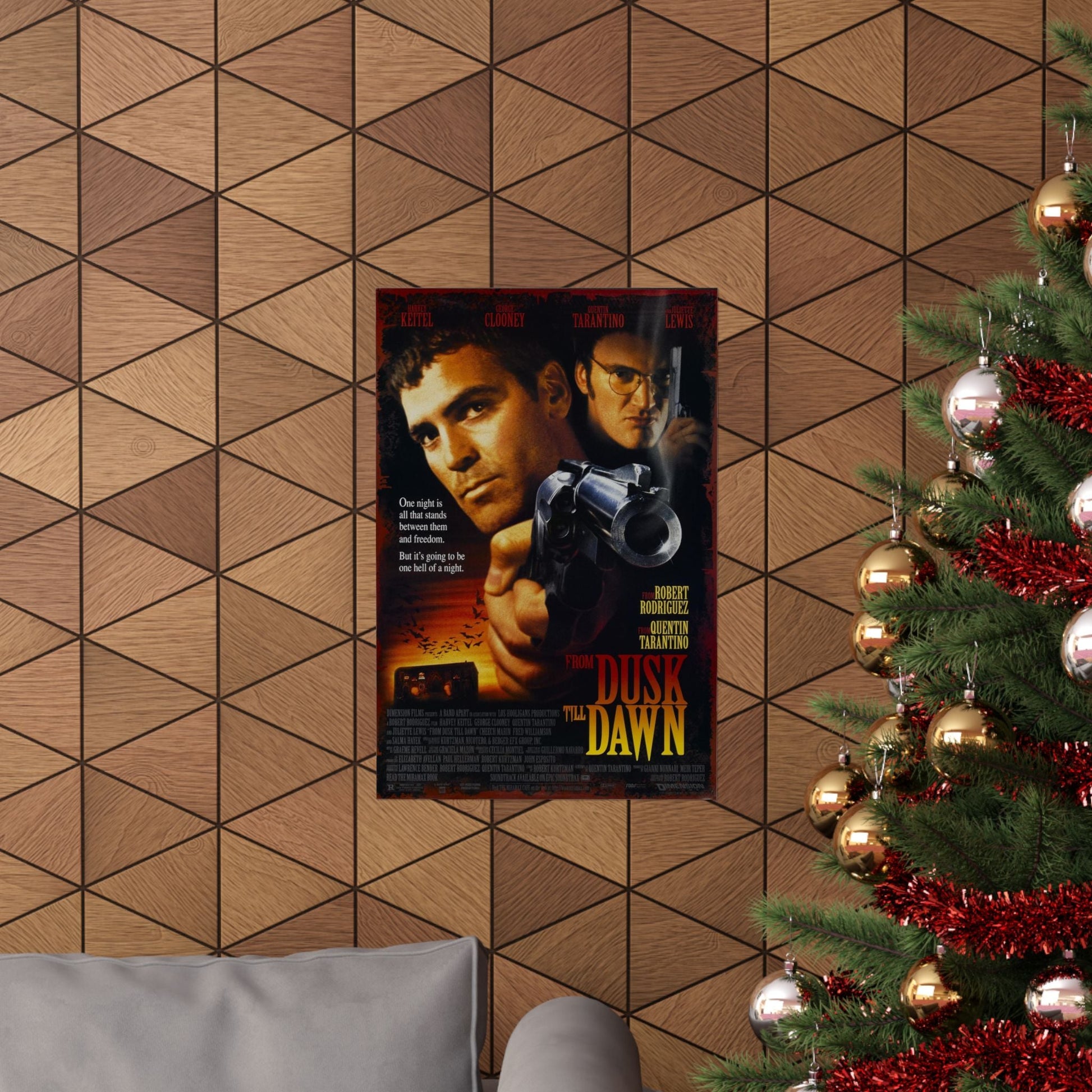 FROM DUSK TILL DAWN 1996 - Paper Movie Poster-The Sticker Space