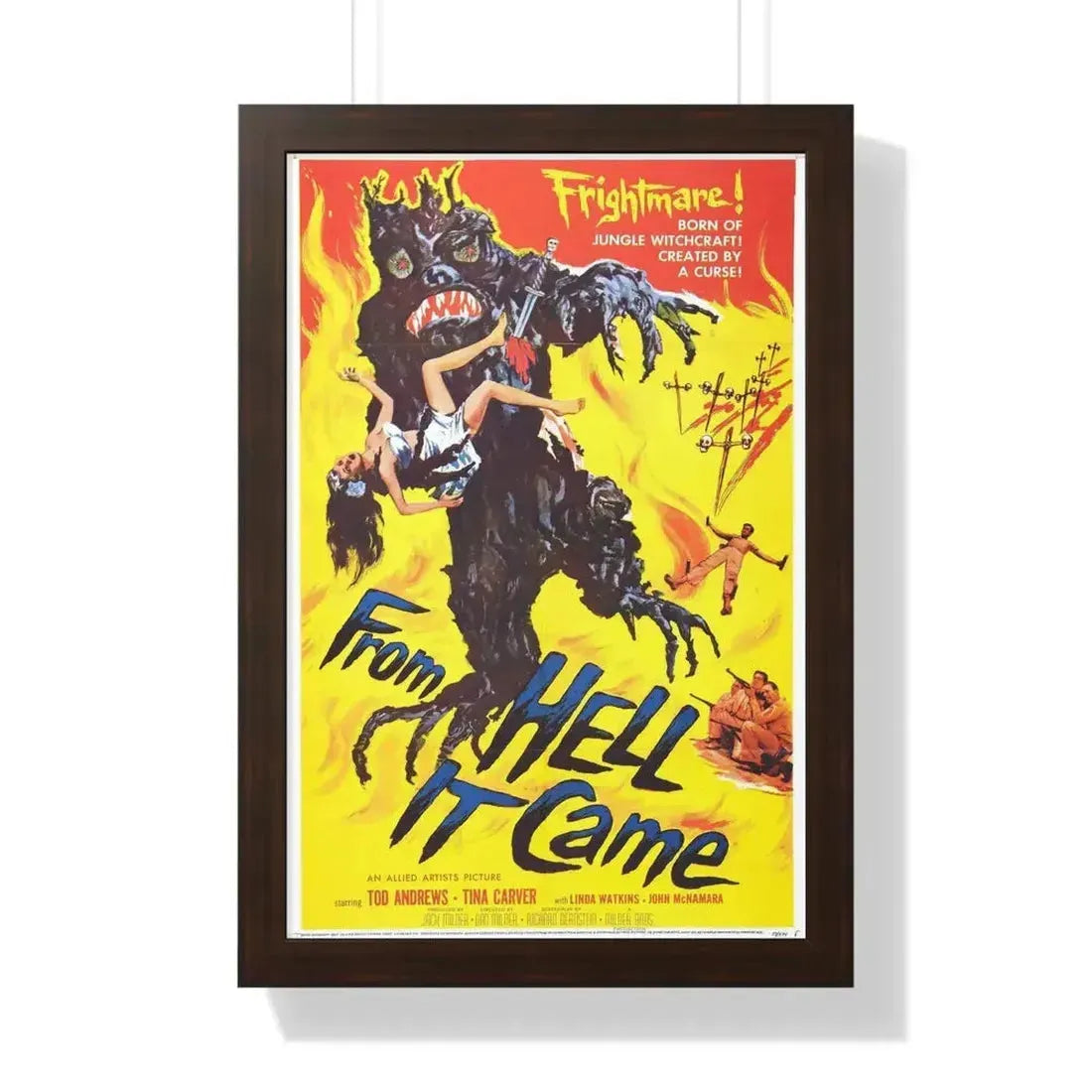 FROM HELL IT CAME 1957 - Framed Movie Poster - The Sticker Space