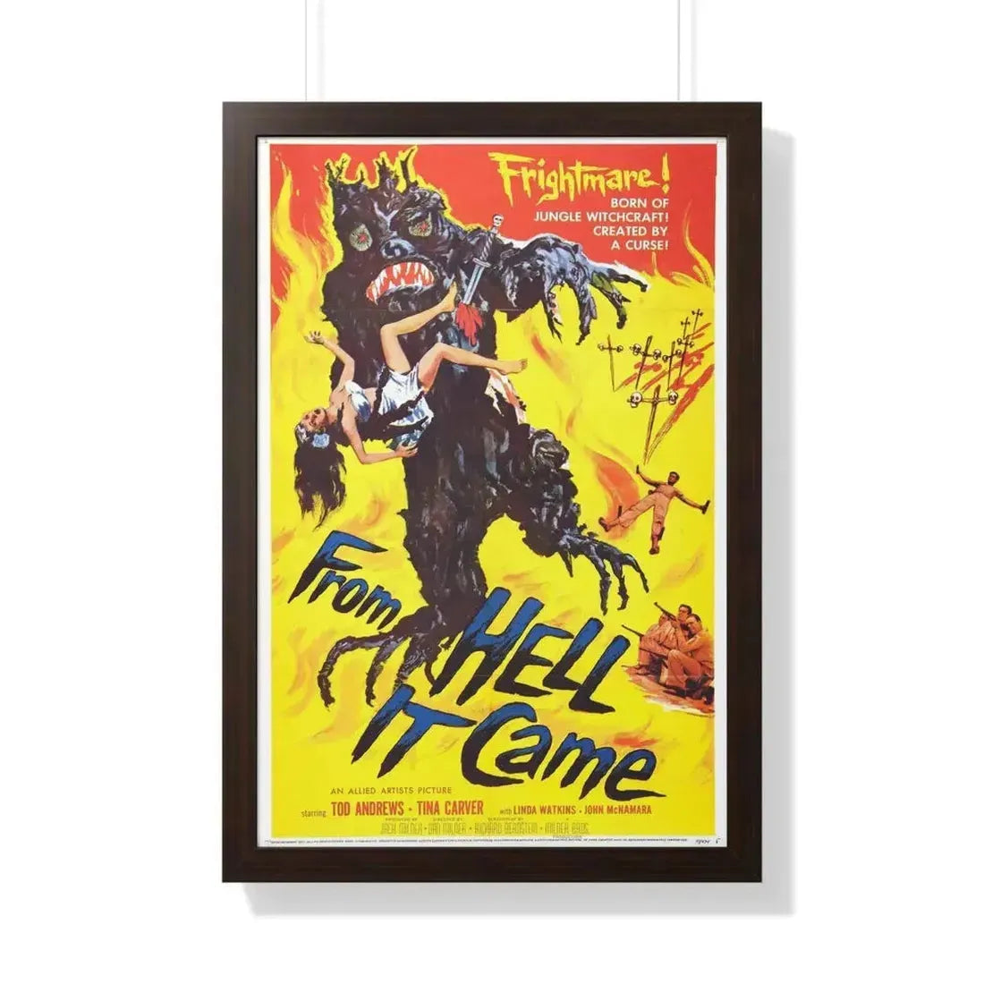 FROM HELL IT CAME 1957 - Framed Movie Poster - The Sticker Space