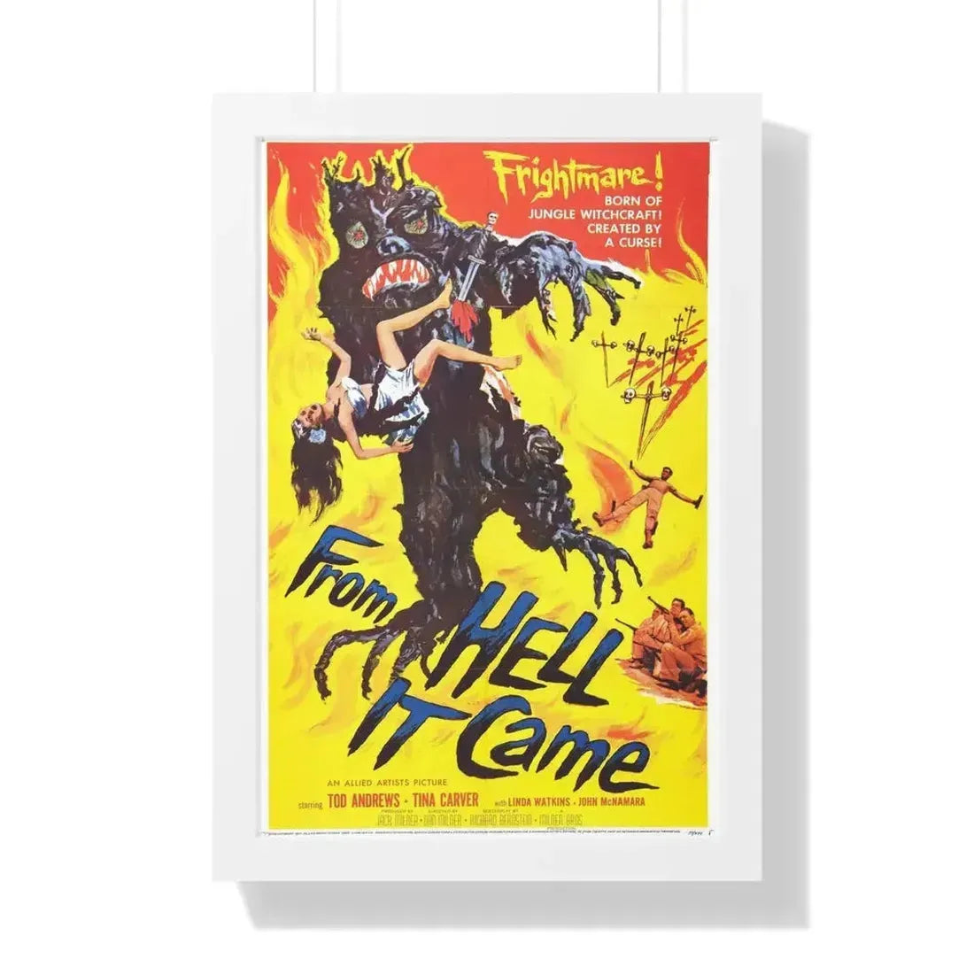 FROM HELL IT CAME 1957 - Framed Movie Poster - The Sticker Space