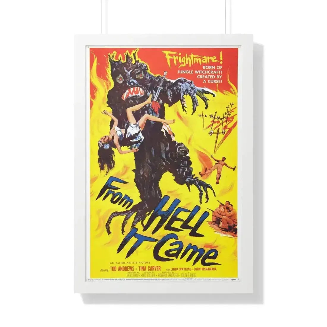 FROM HELL IT CAME 1957 - Framed Movie Poster - The Sticker Space