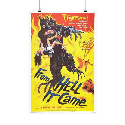 FROM HELL IT CAME 1957 - Paper Movie Poster 20″ x 30″ Matte - The Sticker Space