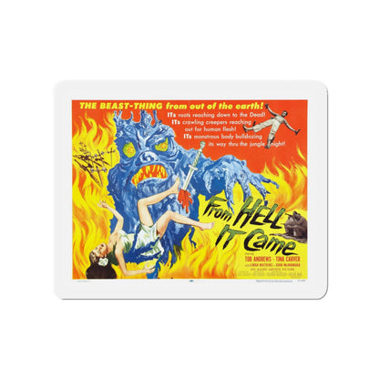 FROM HELL IT CAME (2) 1957 Movie Poster - Die-Cut Magnet-4" x 4"-The Sticker Space