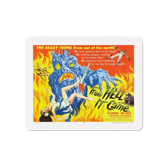 FROM HELL IT CAME (2) 1957 Movie Poster - Refrigerator Magnet 6 Inch - The Sticker Space