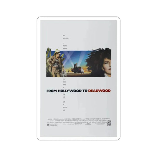 From Hollywood to Deadwood 1989 Movie Poster STICKER Vinyl Die-Cut Decal 6 Inch - The Sticker Space