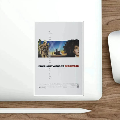 From Hollywood to Deadwood 1989 Movie Poster STICKER Vinyl Die-Cut Decal - The Sticker Space