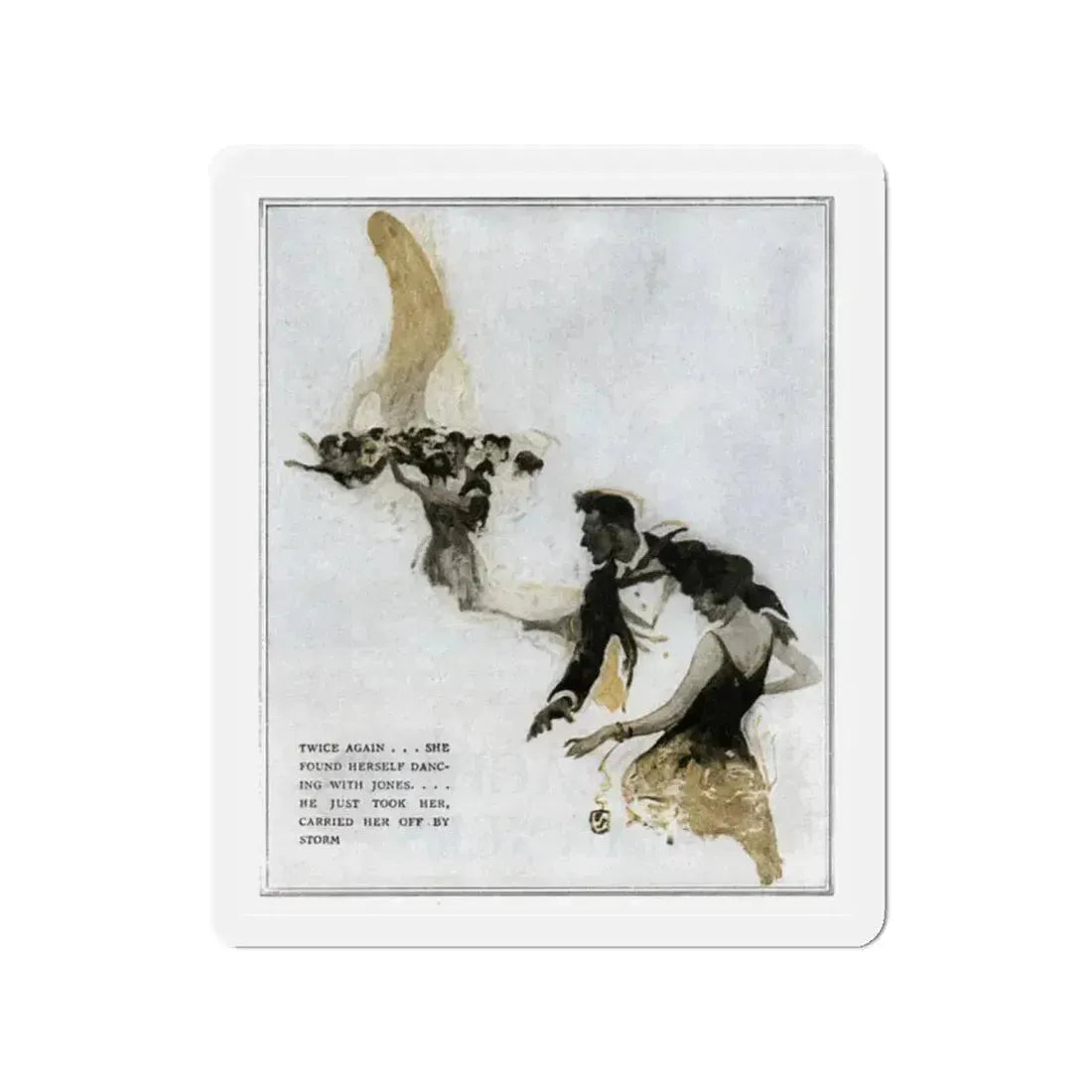 From Missouri (3), McCalls magazine, August 1926 (Magazine Illustration) Refrigerator Magnet 2 Inch Die-Cut - The Sticker Space