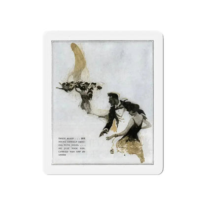 From Missouri (3), McCalls magazine, August 1926 (Magazine Illustration) Refrigerator Magnet 3 Inch Die-Cut - The Sticker Space