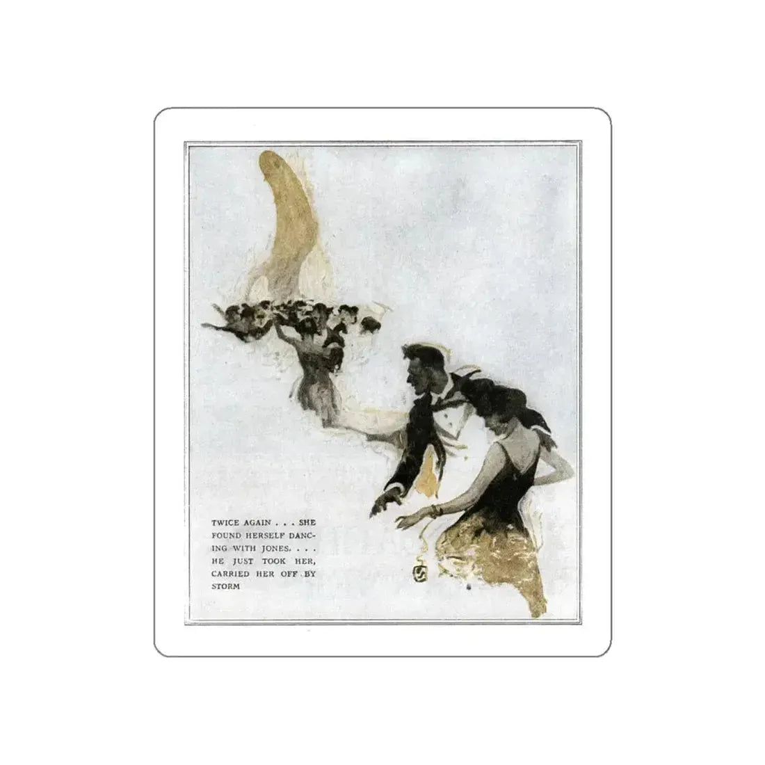 From Missouri (3), McCalls magazine, August 1926 (Magazine Illustration) STICKER Vinyl Die-Cut Decal - The Sticker Space