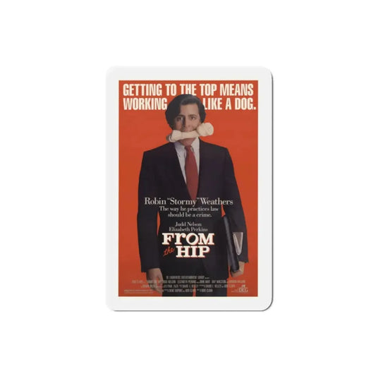 From the Hip 1987 Movie Poster Refrigerator Magnet 2 Inch - The Sticker Space