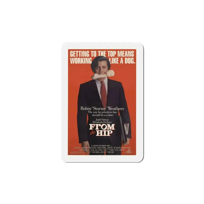 From the Hip 1987 Movie Poster Refrigerator Magnet - The Sticker Space