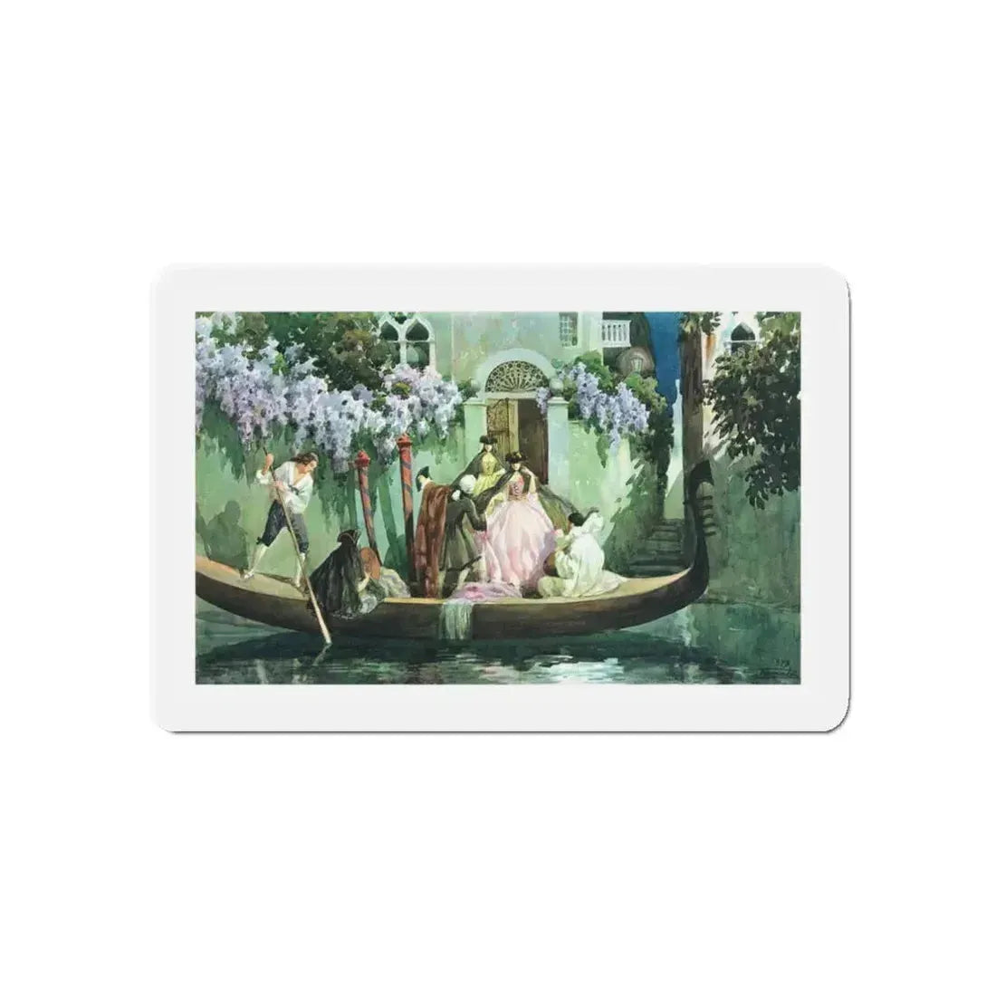 From The Illustrated London News, 1928 (Magazine Illustration) Refrigerator Magnet 3 Inch Die-Cut - The Sticker Space