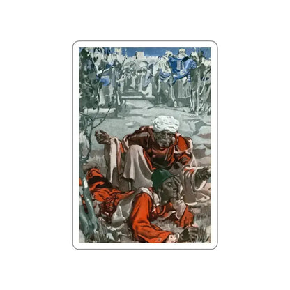 From Whence Cometh My Help (1), Good Housekeeping, December 1931 (Magazine Illustration) STICKER Vinyl Die-Cut Decal - The Sticker Space