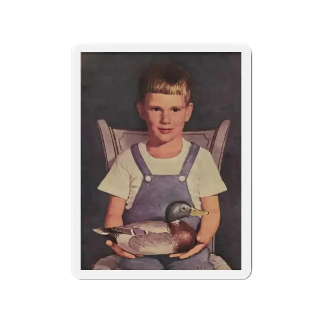 Front Cover, Woman's Day, February 1949 (Magazine Illustration) Refrigerator Magnet - The Sticker Space