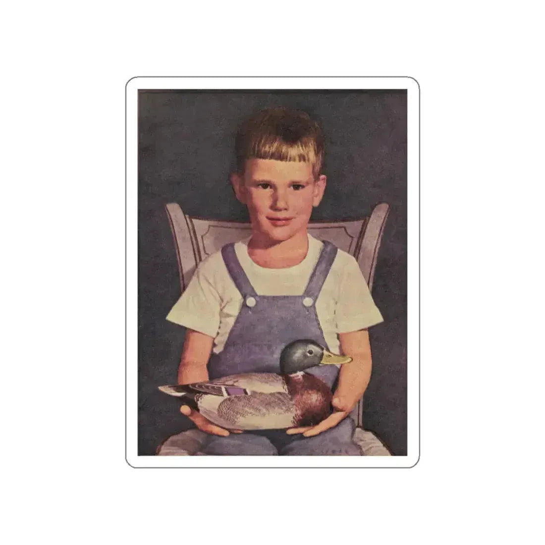 Front Cover, Woman's Day, February 1949 (Magazine Illustration) STICKER Vinyl Die-Cut Decal White Die-Cut 3 Inch - The Sticker Space