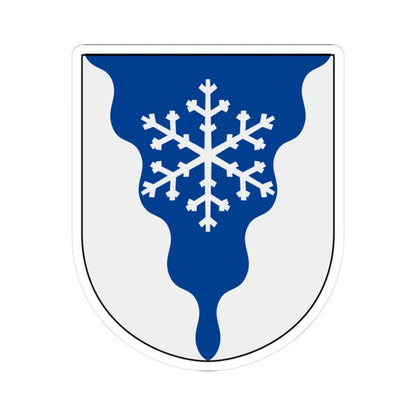 Frostviken vapen (Sweden) (Coat of Arms) STICKER Vinyl Kiss-Cut Decal 3 Inch White - The Sticker Space