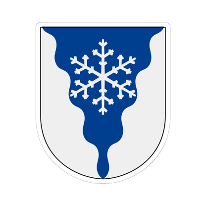 Frostviken vapen (Sweden) (Coat of Arms) STICKER Vinyl Kiss-Cut Decal 6 Inch White - The Sticker Space
