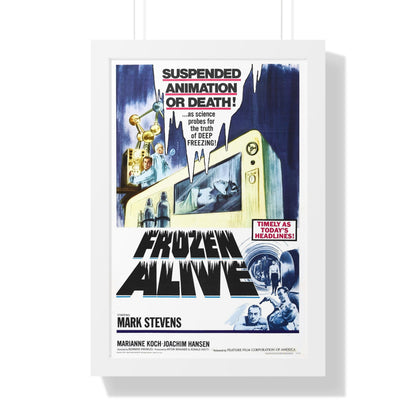 FROZEN ALIVE 1964 - Framed Movie Poster-16″ x 24″-The Sticker Space