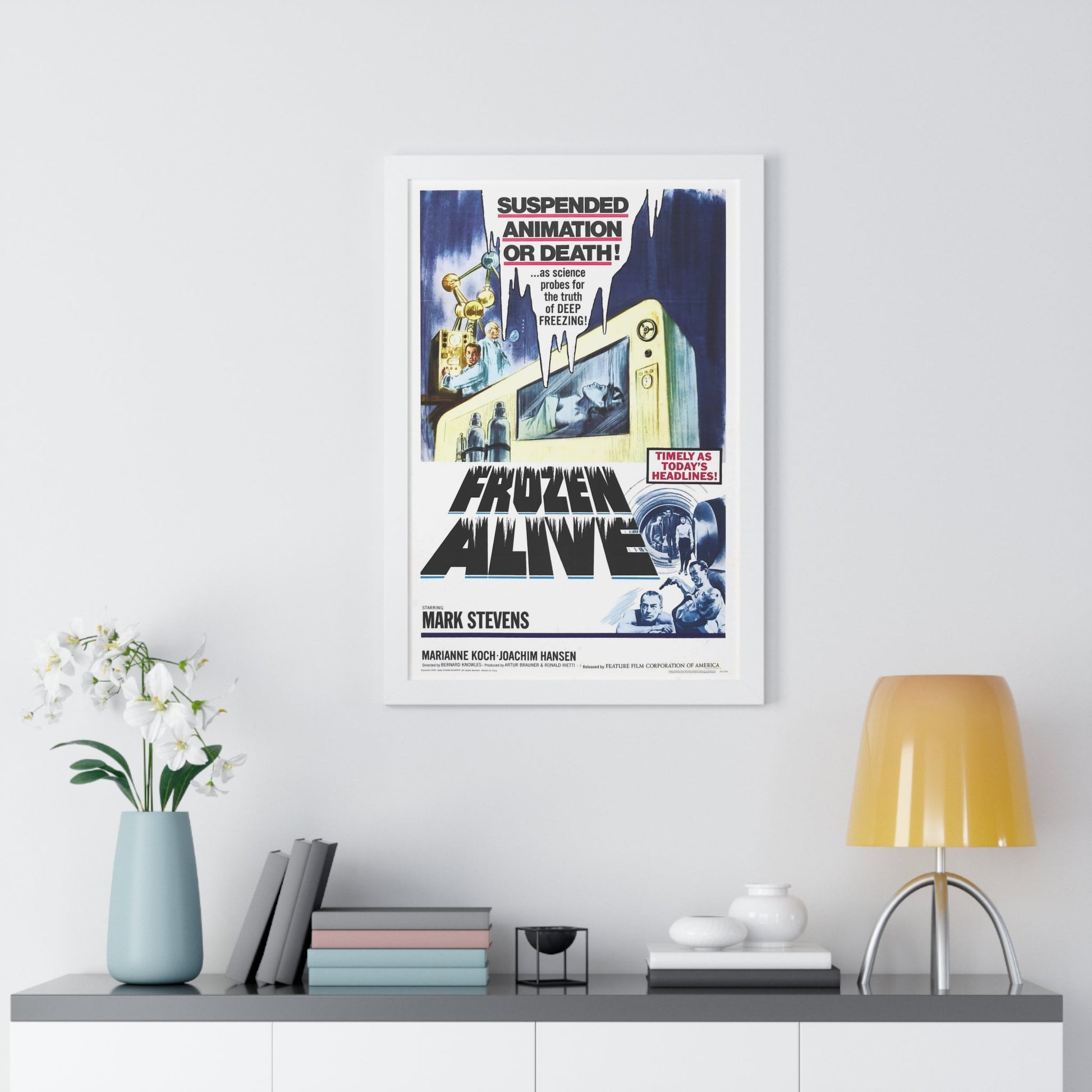 FROZEN ALIVE 1964 - Framed Movie Poster-The Sticker Space