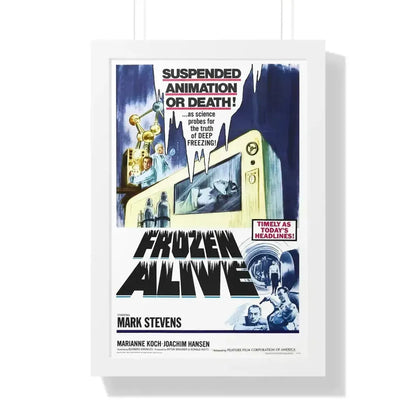 FROZEN ALIVE 1964 - Framed Movie Poster - The Sticker Space
