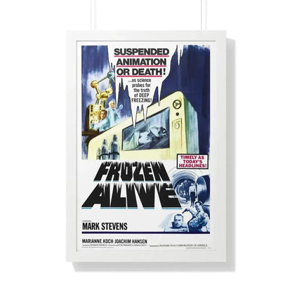 FROZEN ALIVE 1964 - Framed Movie Poster - The Sticker Space