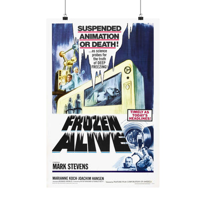 FROZEN ALIVE 1964 - Paper Movie Poster-16″ x 24″-The Sticker Space