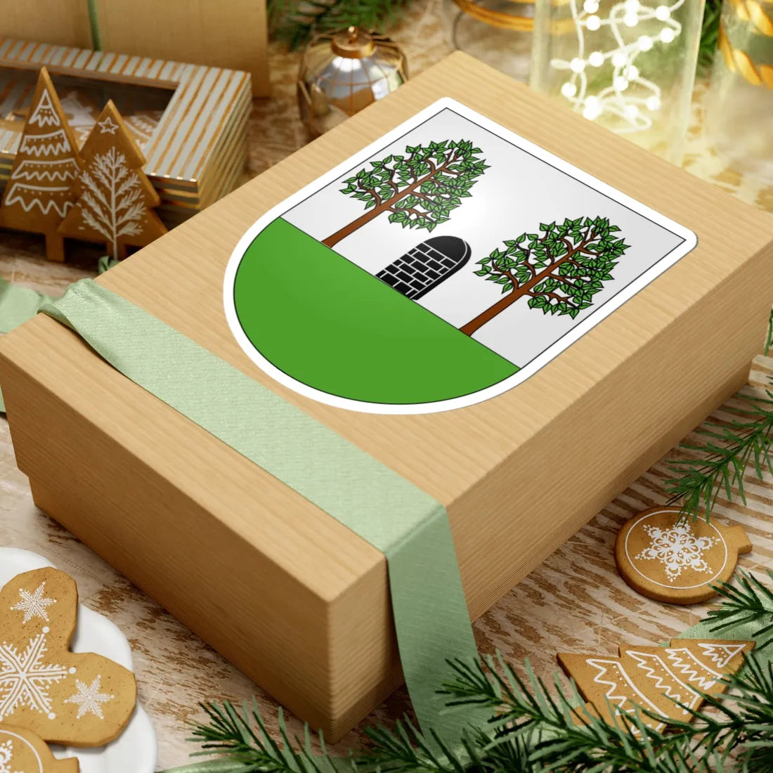 Fräschels-coat of arms (Switzerland) (Coat of Arms) STICKER Vinyl Kiss-Cut Decal - The Sticker Space