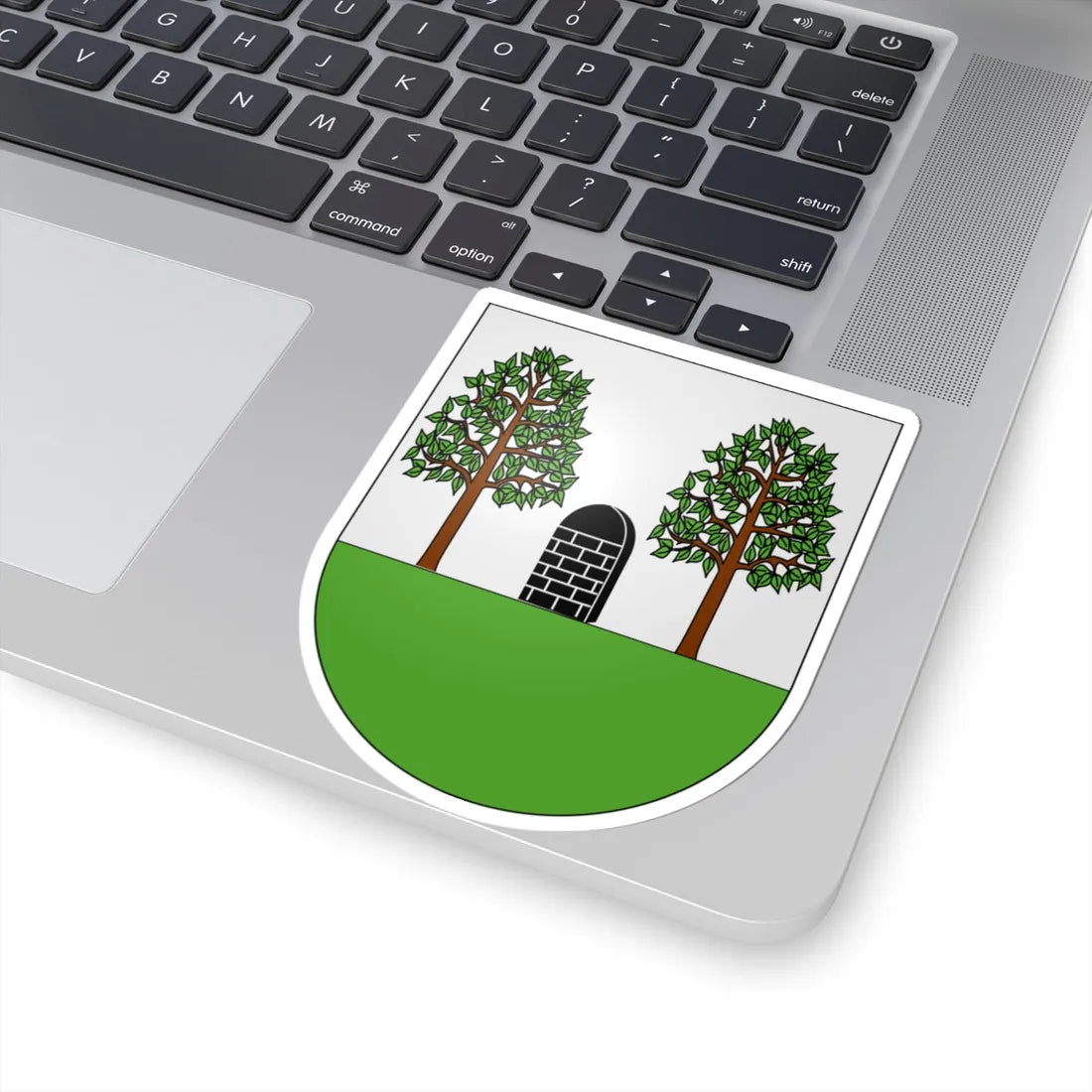 Fräschels-coat of arms (Switzerland) (Coat of Arms) STICKER Vinyl Kiss-Cut Decal - The Sticker Space