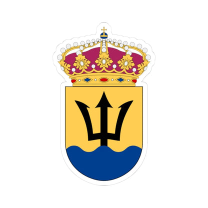 Första ubåtsflottiljen vapen (Sweden) (Coat of Arms) STICKER Vinyl Kiss-Cut Decal 3 Inch White - The Sticker Space