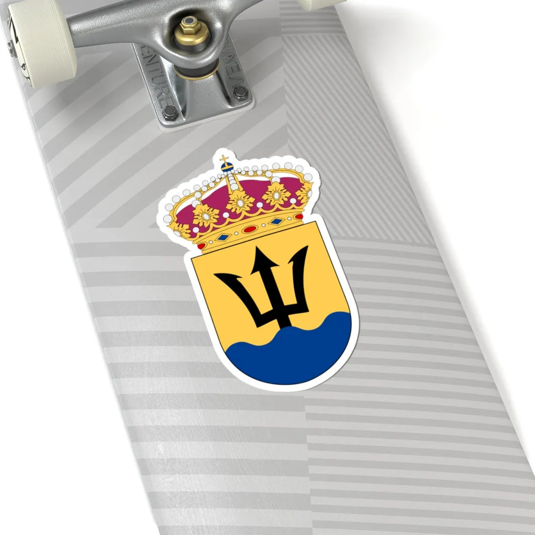 Första ubåtsflottiljen vapen (Sweden) (Coat of Arms) STICKER Vinyl Kiss-Cut Decal - The Sticker Space