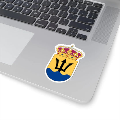 Första ubåtsflottiljen vapen (Sweden) (Coat of Arms) STICKER Vinyl Kiss-Cut Decal - The Sticker Space
