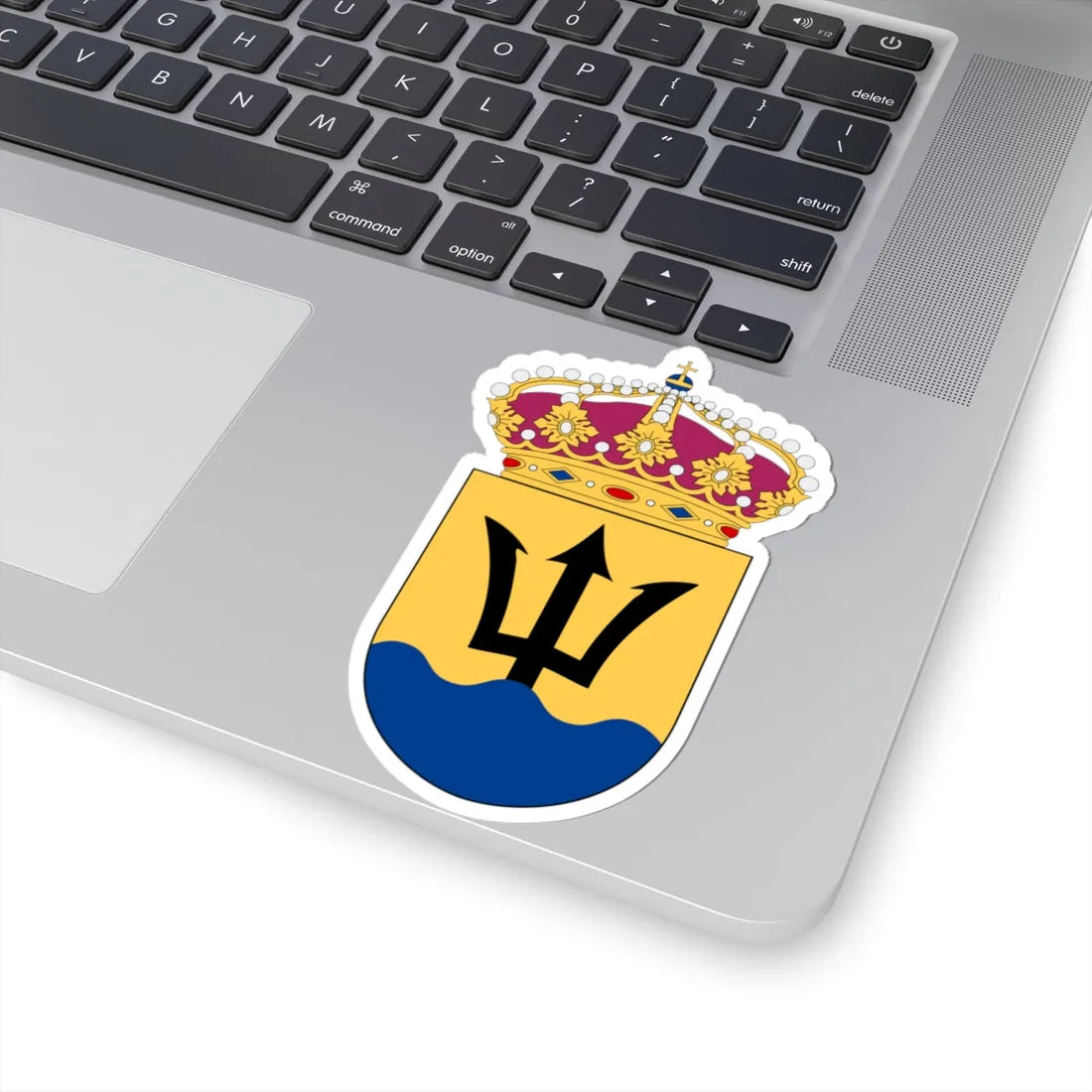 Första ubåtsflottiljen vapen (Sweden) (Coat of Arms) STICKER Vinyl Kiss-Cut Decal - The Sticker Space