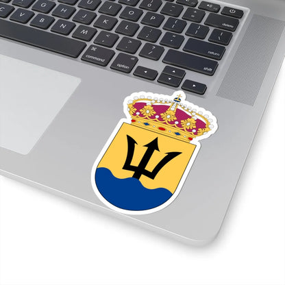 Första ubåtsflottiljen vapen (Sweden) (Coat of Arms) STICKER Vinyl Kiss-Cut Decal - The Sticker Space