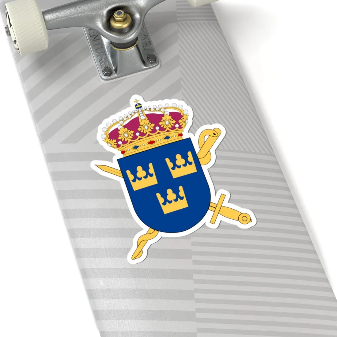 Försvarets sjukvårdsstyrelse vapen (Sweden) (Coat of Arms) STICKER Vinyl Kiss-Cut Decal - The Sticker Space