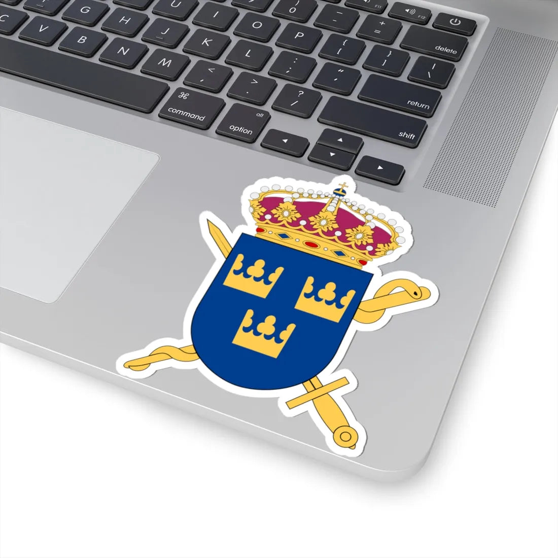 Försvarets sjukvårdsstyrelse vapen (Sweden) (Coat of Arms) STICKER Vinyl Kiss-Cut Decal - The Sticker Space