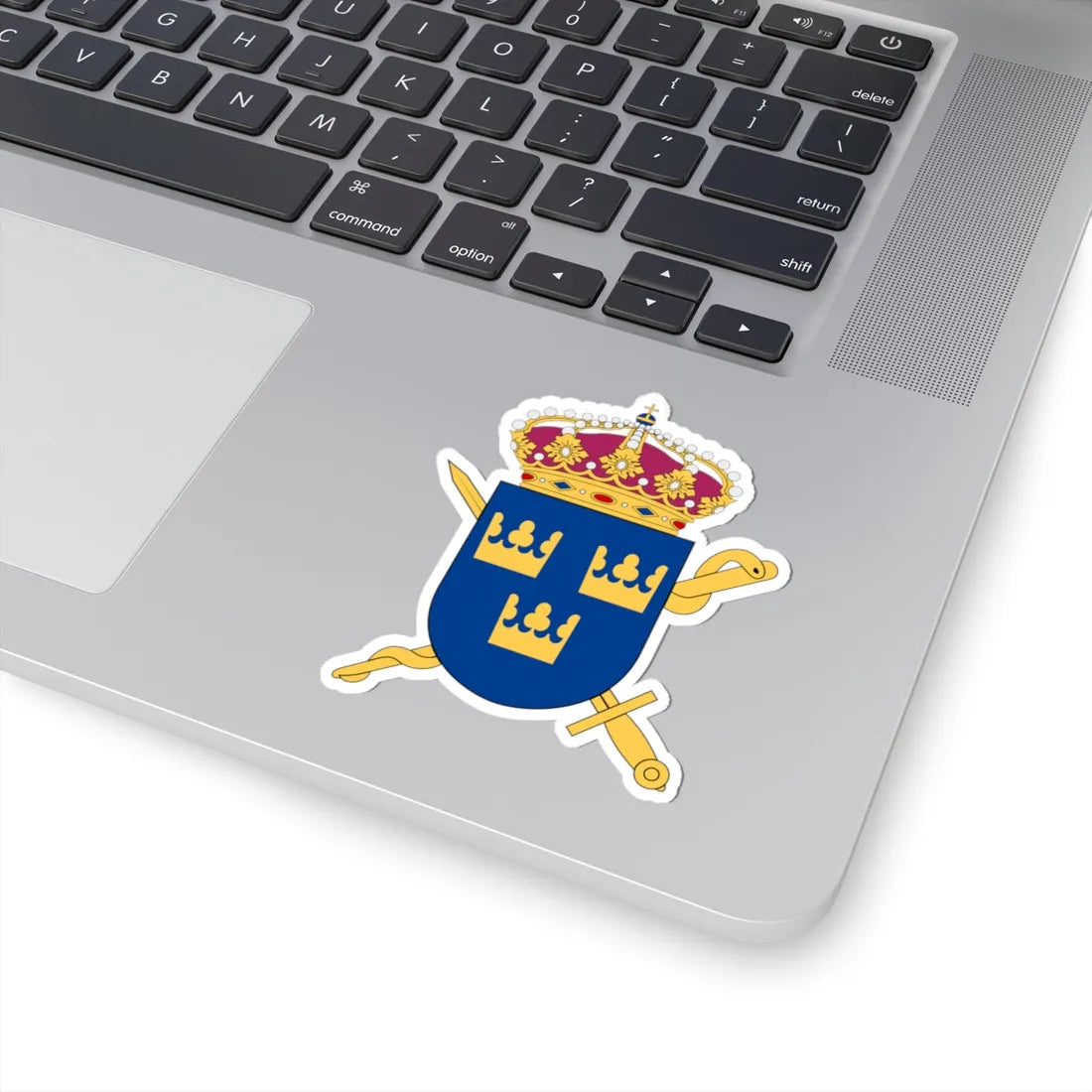 Försvarets sjukvårdsstyrelse vapen (Sweden) (Coat of Arms) STICKER Vinyl Kiss-Cut Decal - The Sticker Space