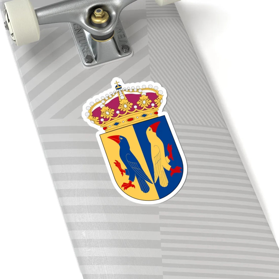 Försvarets tolkskola vapen (Sweden) (Coat of Arms) STICKER Vinyl Kiss-Cut Decal - The Sticker Space