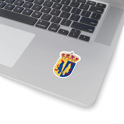 Försvarets tolkskola vapen (Sweden) (Coat of Arms) STICKER Vinyl Kiss-Cut Decal - The Sticker Space