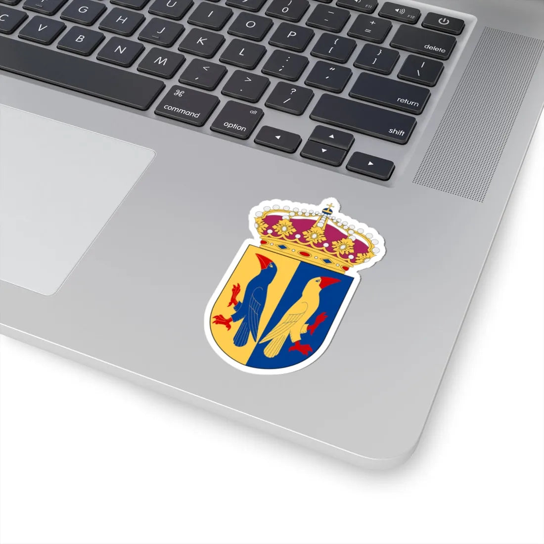 Försvarets tolkskola vapen (Sweden) (Coat of Arms) STICKER Vinyl Kiss-Cut Decal - The Sticker Space