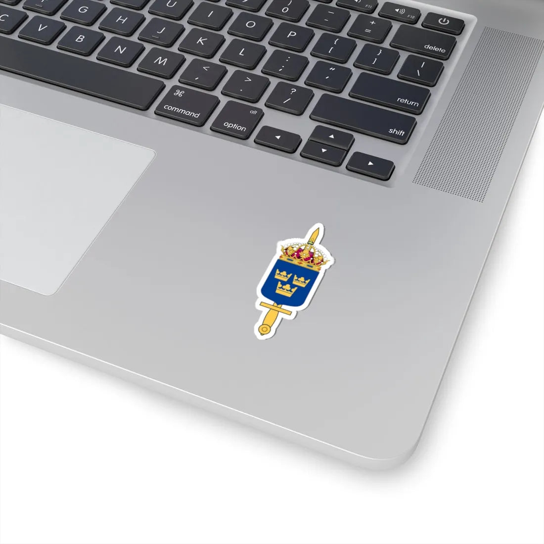 Försvarsmakten vapen bra (Sweden) (Coat of Arms) STICKER Vinyl Kiss-Cut Decal - The Sticker Space