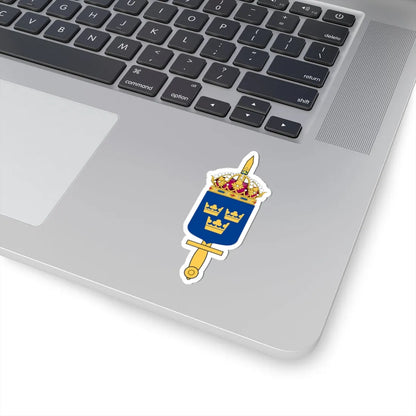 Försvarsmakten vapen bra (Sweden) (Coat of Arms) STICKER Vinyl Kiss-Cut Decal - The Sticker Space