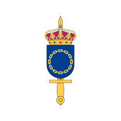 Försvarsmaktens HR-centrum vapen (Sweden) (Coat of Arms) STICKER Vinyl Kiss-Cut Decal 2 Inch White - The Sticker Space
