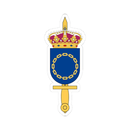 Försvarsmaktens HR-centrum vapen (Sweden) (Coat of Arms) STICKER Vinyl Kiss-Cut Decal 3 Inch White - The Sticker Space