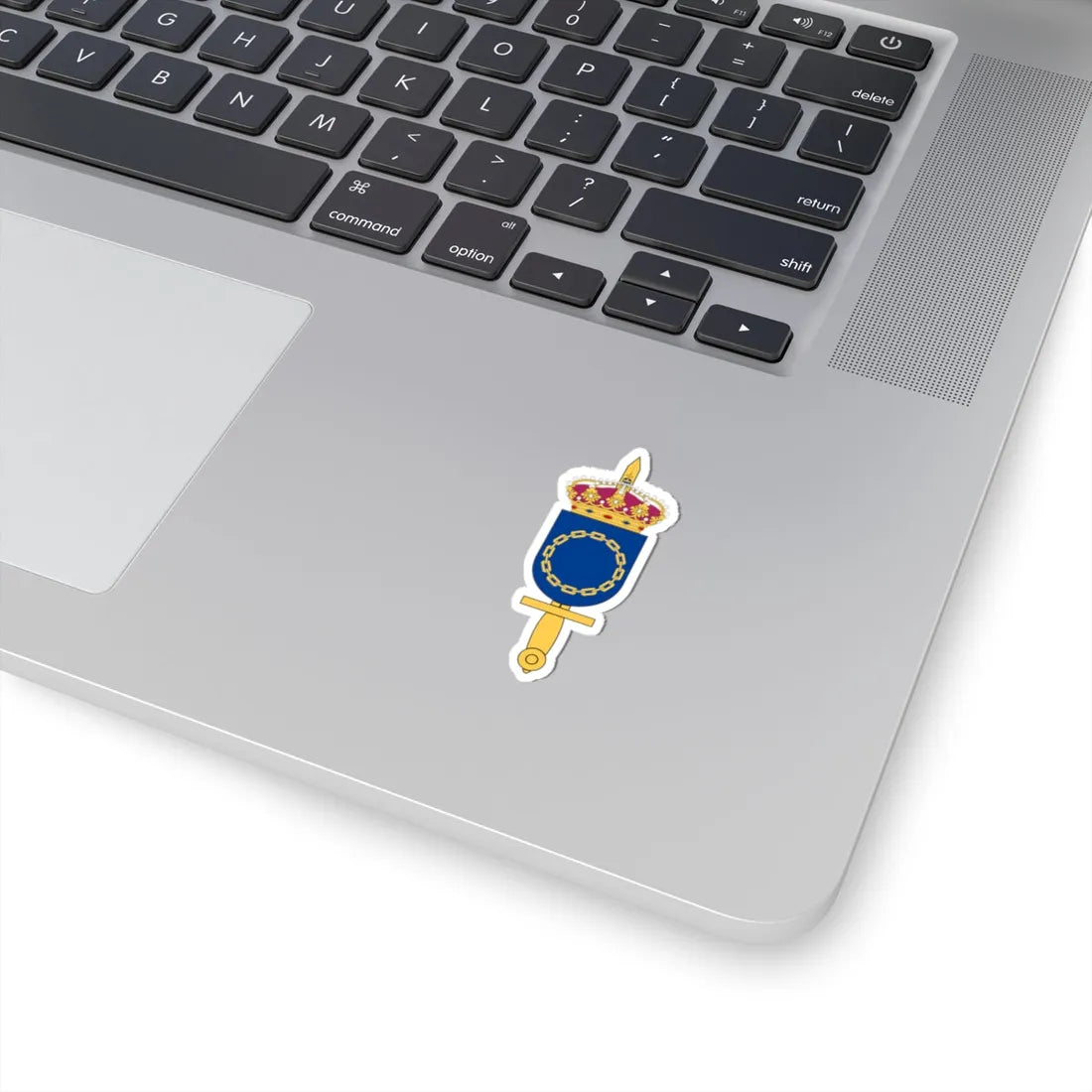 Försvarsmaktens HR-centrum vapen (Sweden) (Coat of Arms) STICKER Vinyl Kiss-Cut Decal - The Sticker Space