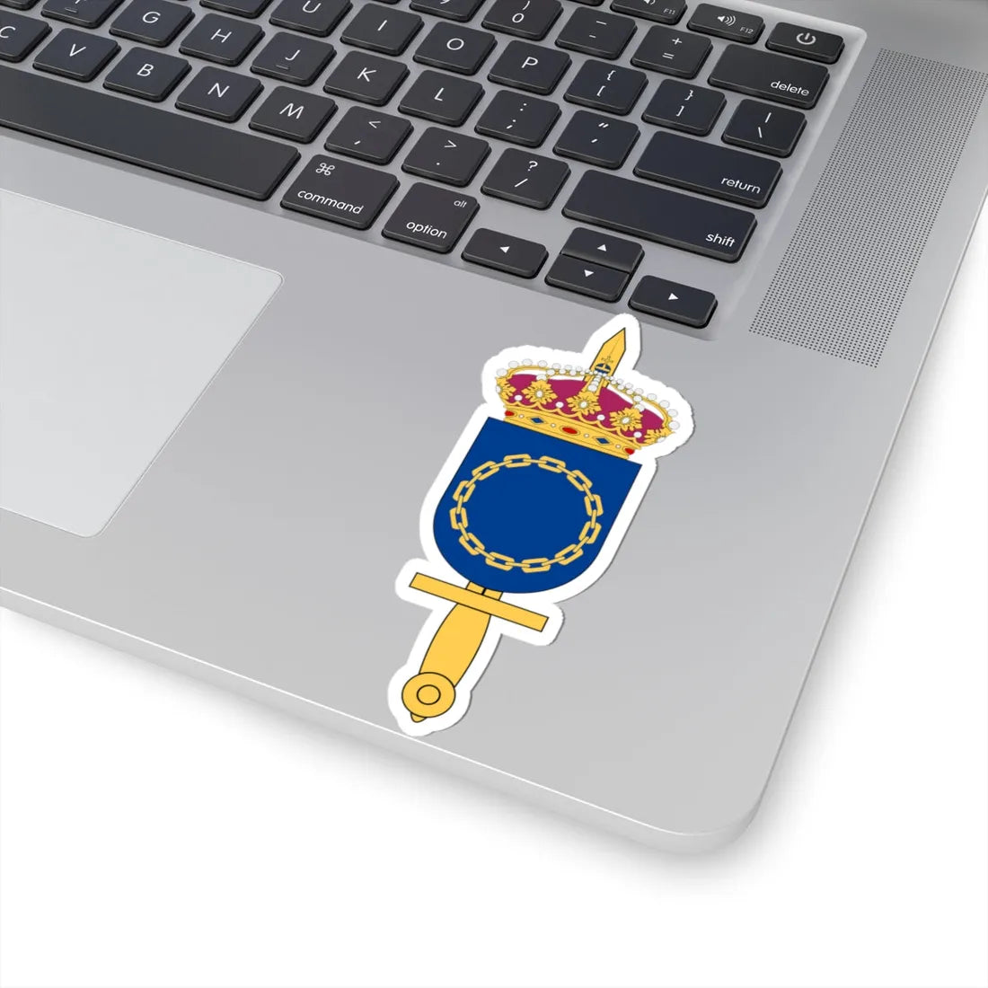 Försvarsmaktens HR-centrum vapen (Sweden) (Coat of Arms) STICKER Vinyl Kiss-Cut Decal - The Sticker Space