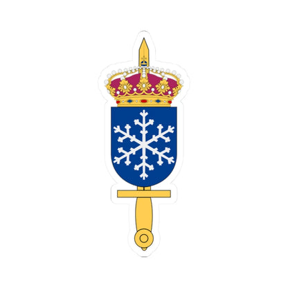 Försvarsmaktens Vinterenhet vapen (Sweden) (Coat of Arms) STICKER Vinyl Kiss-Cut Decal 2 Inch White - The Sticker Space