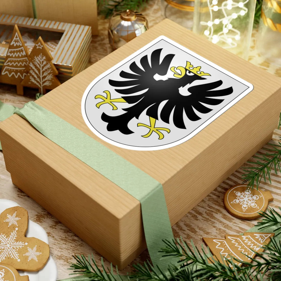 Frutigen-coat of arms (Switzerland) (Coat of Arms) STICKER Vinyl Kiss-Cut Decal - The Sticker Space