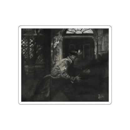 Fu Manchu and the Panama Canal (2), Liberty magazine, November 16, 1940 (Magazine Illustration) STICKER Vinyl Die-Cut Decal - The Sticker Space